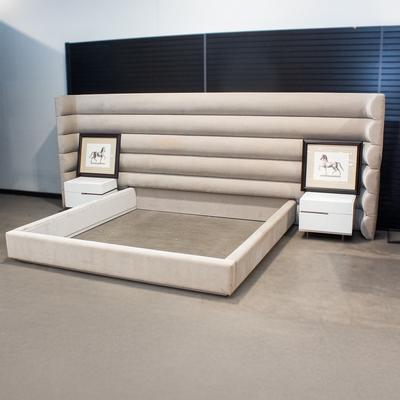 Alaskan King Channel Tufted Custom Bed Frame