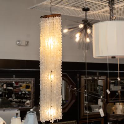 Vintage Capiz Shell Chandelier 