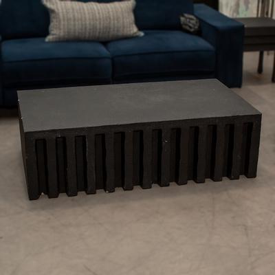 CB2 Black Mikos Coffee Table 