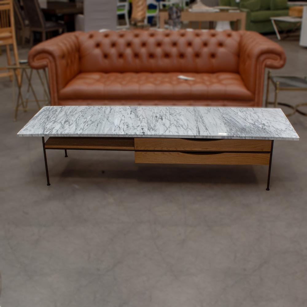 Cb2 Irwin Marble- Top Coffee Table