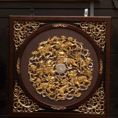 Carved Golden Qi Ling 