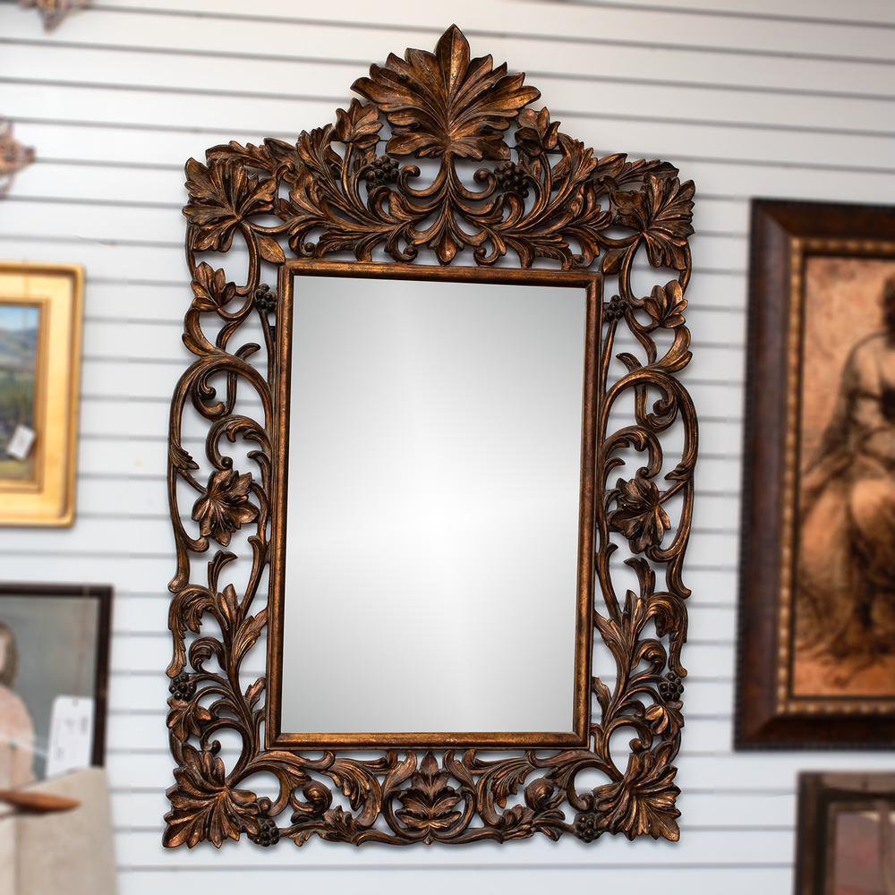 Uttermost Bronze Rococo Mirror