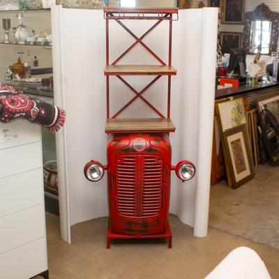 Potato Barn Red Kai Tractor Wine Tower 