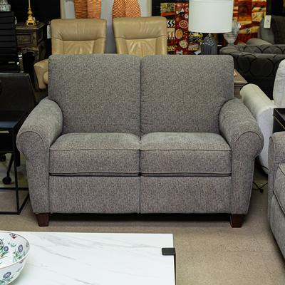 La-Z-Boy Grey Fabric Wall Hugger Love Seat