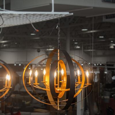 Crystorama Luna 8 Light Chandelier 