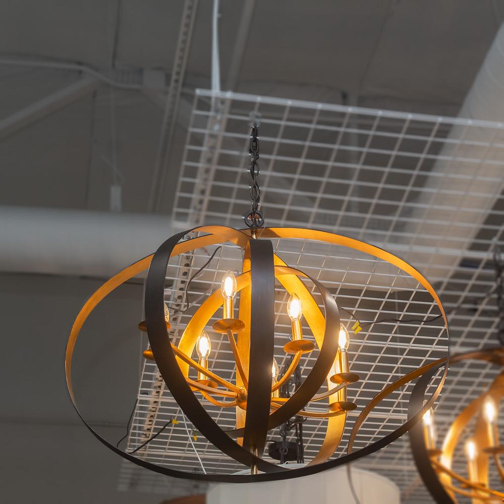 Crystorama Luna 8 Light Chandelier