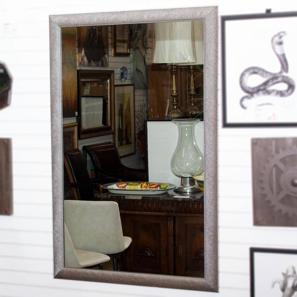 Silver Framed Mirror