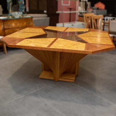 Italian Wood Dining Table 