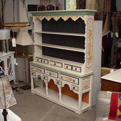  Hand Painted Hutch
