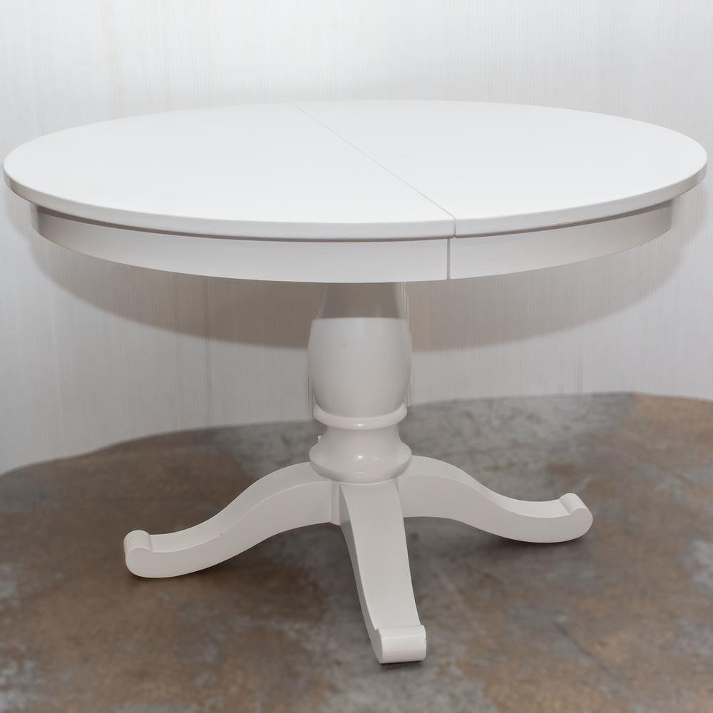 Pottery Barn White 40 ' Round Dining Table