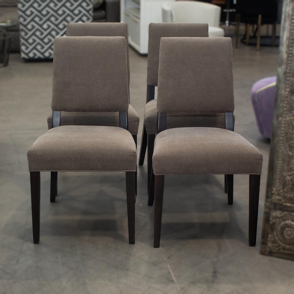 Arhaus Set Of 4 Fabric Dining Chairs