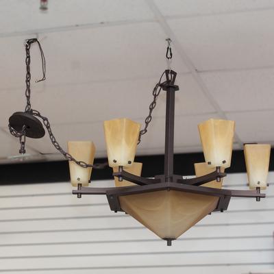 Hexagon Iron Chandelier 