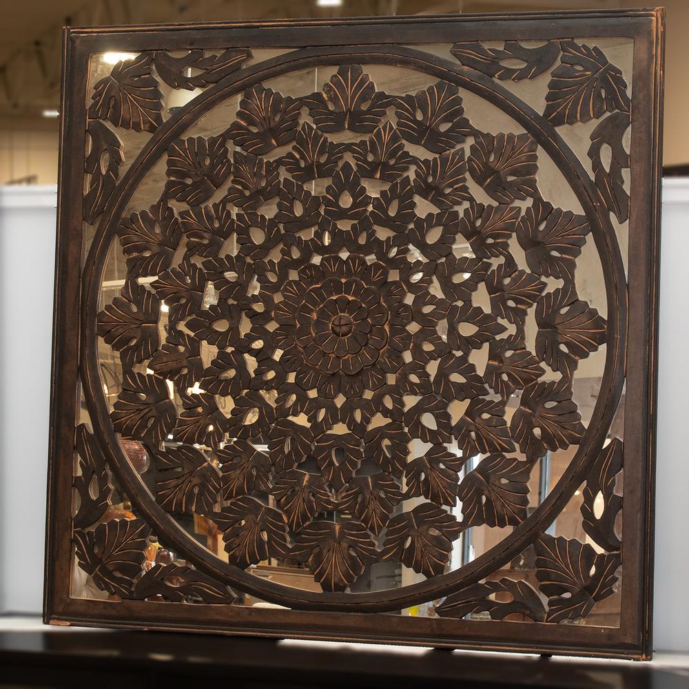 Carved Wood Accent Panel