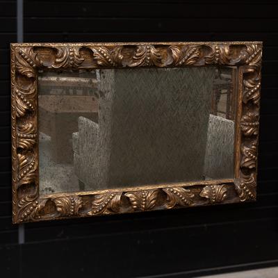 Antiqued Glass Gilt Mirror 