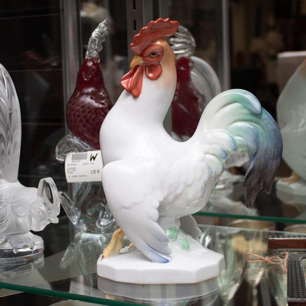 Herend Cocky Rooster Statue