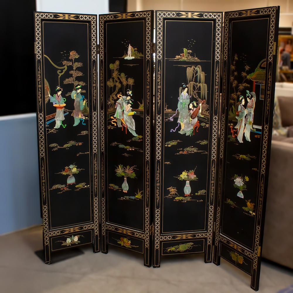 4- Panel Chinese Room Divider