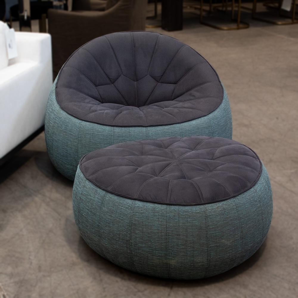 Ligne Roset Outdoor Armchair + Ottoman