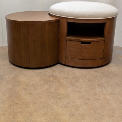 Hammary Brown Hidden Treasures Duo Ottoman Table 
