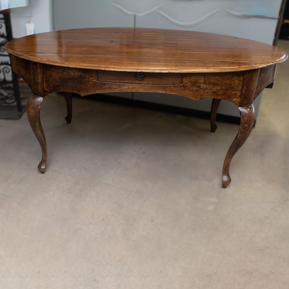 Vintage Spanish Tortuga 1 Drawer Entry Desk