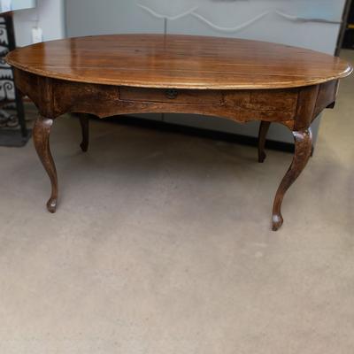 Vintage Spanish Tortuga 1 Drawer Entry Desk 