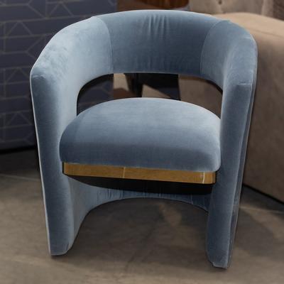 Anthropologie Blue Saronno Accent Chair 