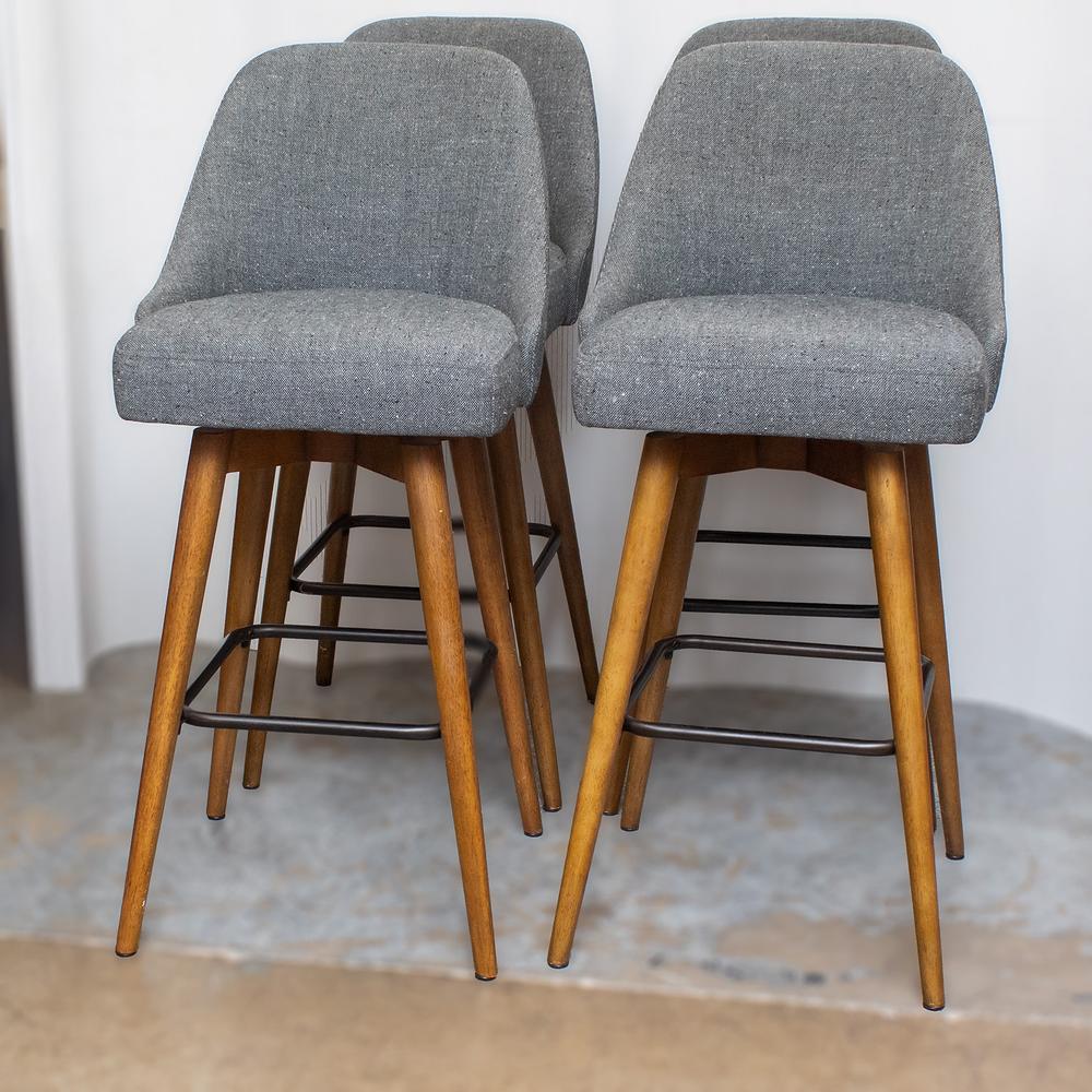 West Elm Grey Sterling Bar Stools