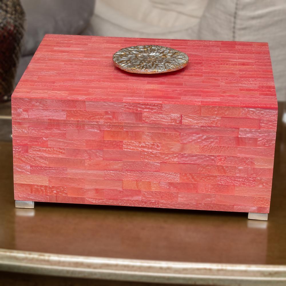 John Richard Pink Palm Beach Coral Box