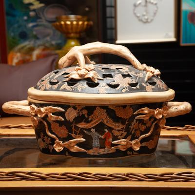 Asian Covered Pot
