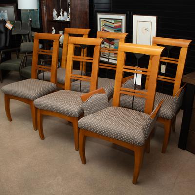 Thayer Coggin Set of Six Dining Chairs