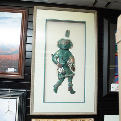 Bob Cooper Kachina Dancer Shadow Box Sculpture