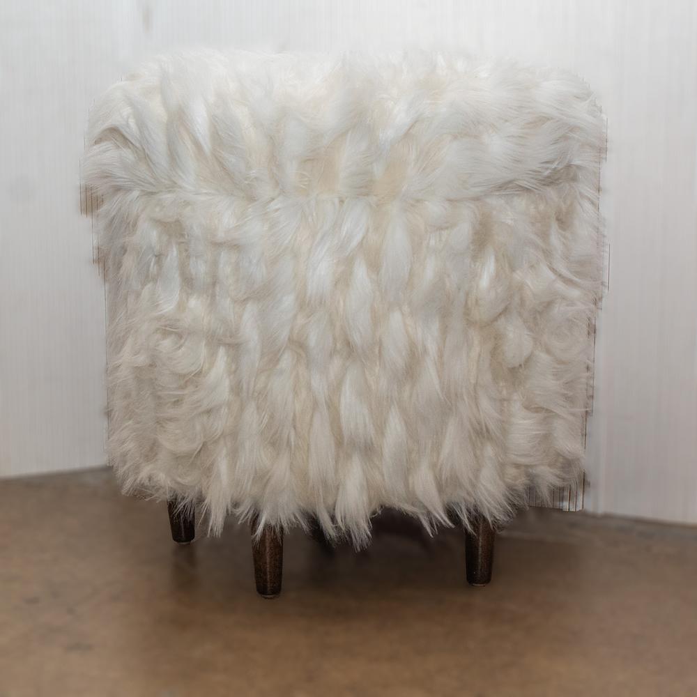 Eastern Accents Jadis Snow Storage Ottoman