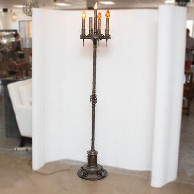 1920's Gothic Floor Lamp 