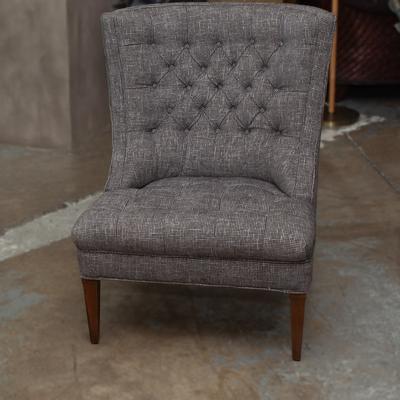 Black and White Accent Chair 