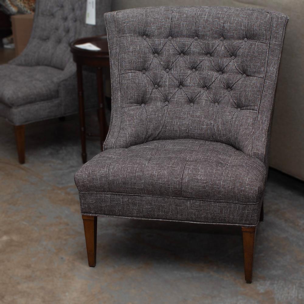 Black And White Accent Chair