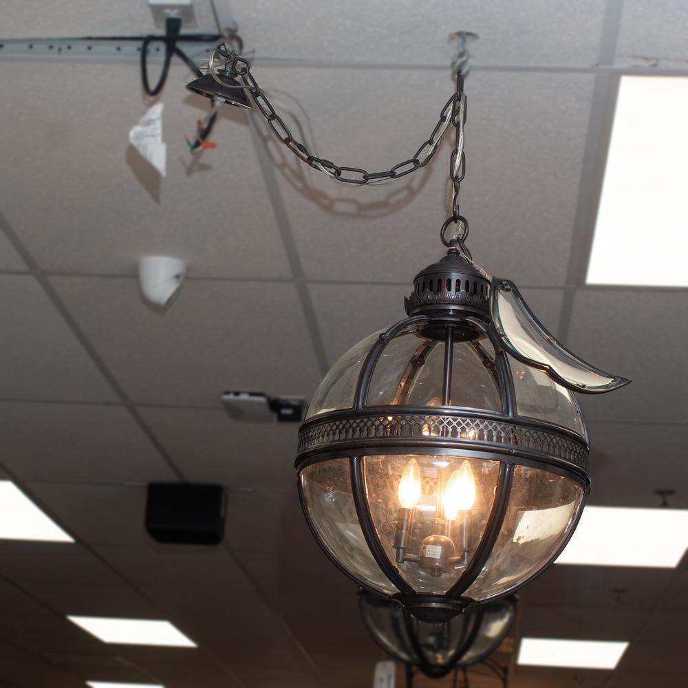 Restoration Hardware Rare 3- Light Hotel Chandelier