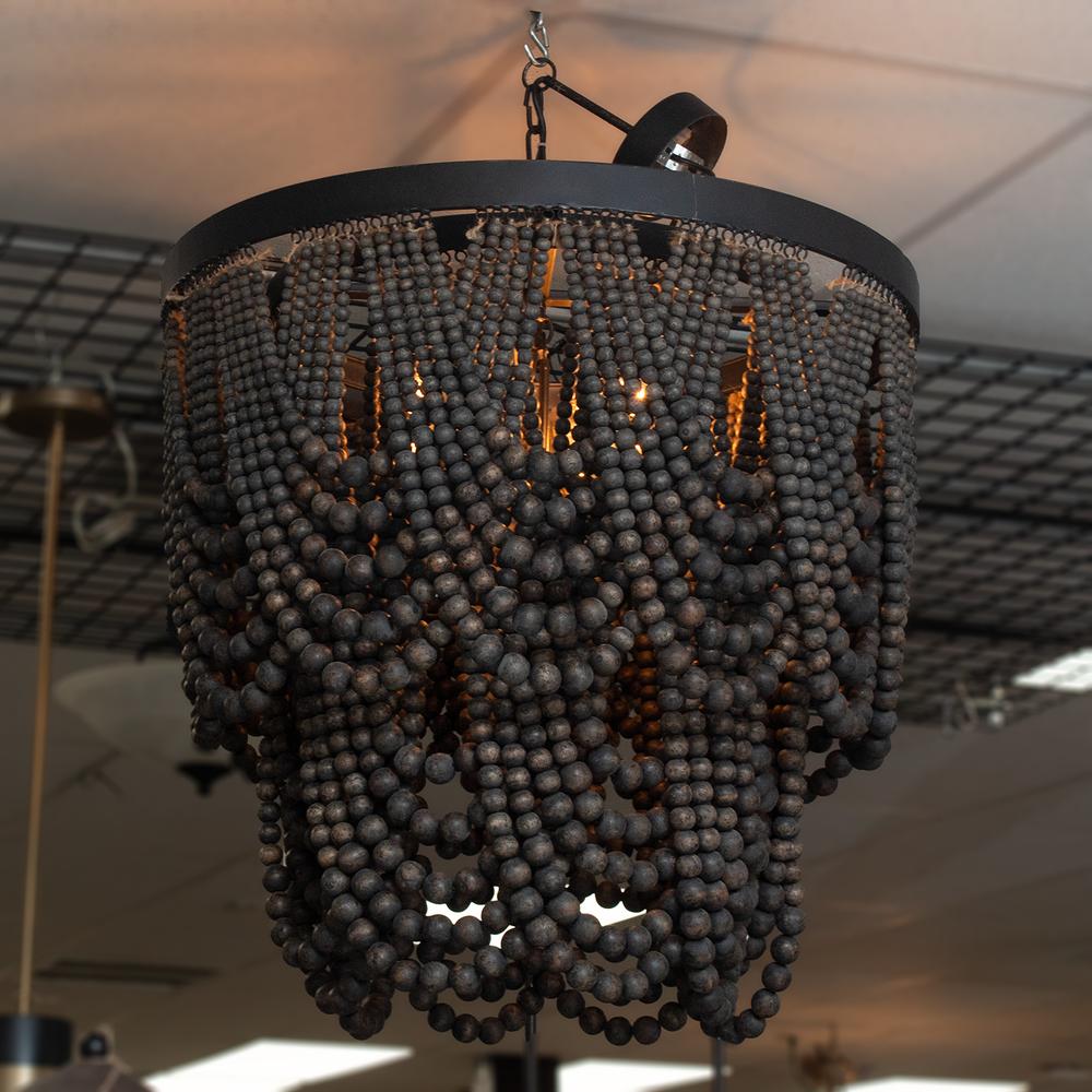 Boho Style Beaded Chandelier