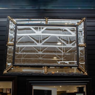 Ornate Beveled Mirror 