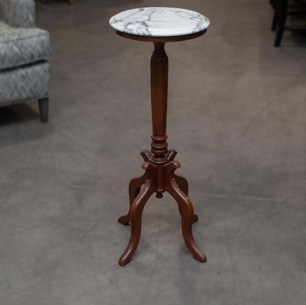 Victorian Marble Top Plant Stand