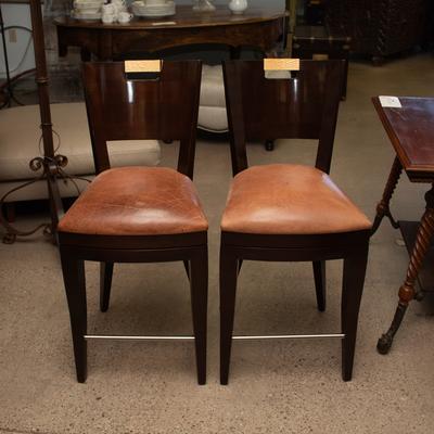 Pair of Berman Rosetti Swivel Chairs