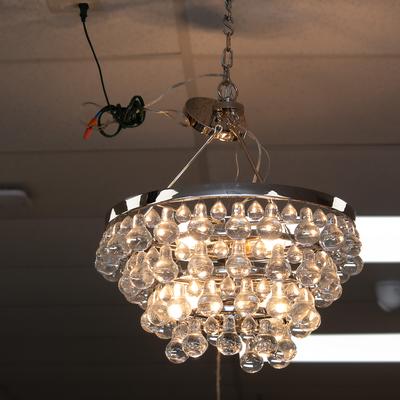 Chrome Chandelier Crystal Balls 