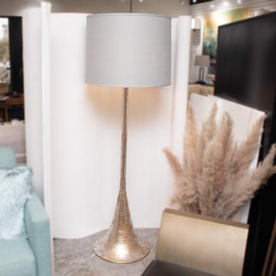 Hammered Metal Floor Lamp 