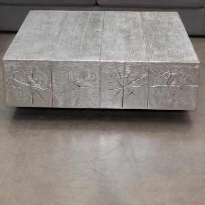 Z. Gallerie Timber Square Coffee Table