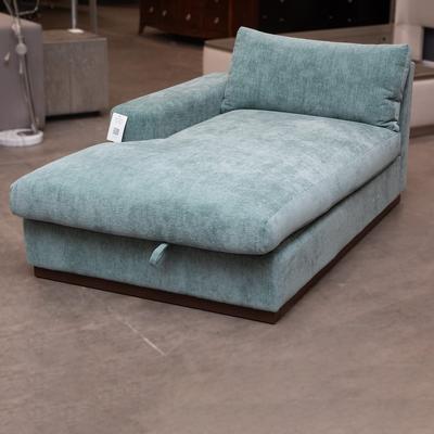 Joybird Fabric Chaise Lounge with Storage 