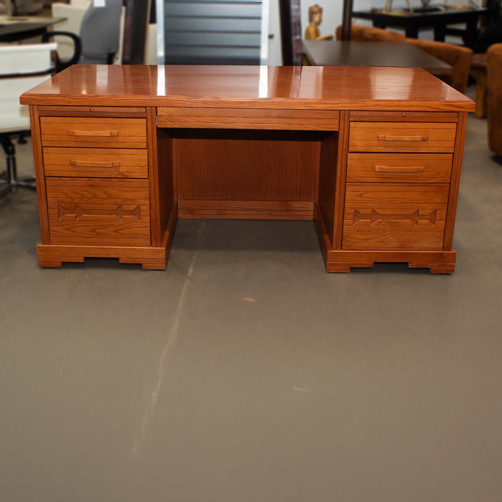 Arts + Crafts Oak Desk