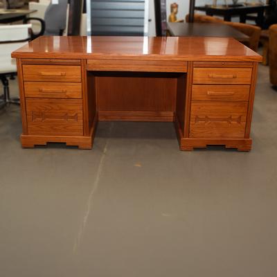 Arts + Crafts Oak Desk 