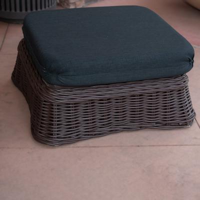 Outdoor Wicker Ottoman 