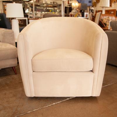 As Is Aria Pleated Swivel Chair