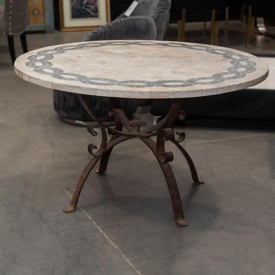 Mosaic Stone Patio Table 