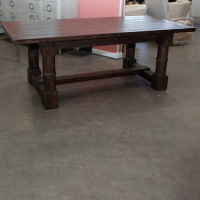 Rustic Wood Dining Table 