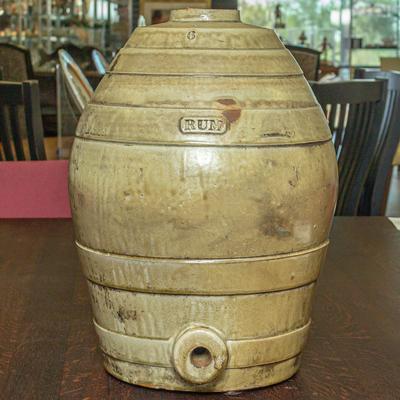 19th Century Stoneware Rum Keg